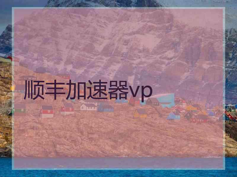 顺丰加速器vp