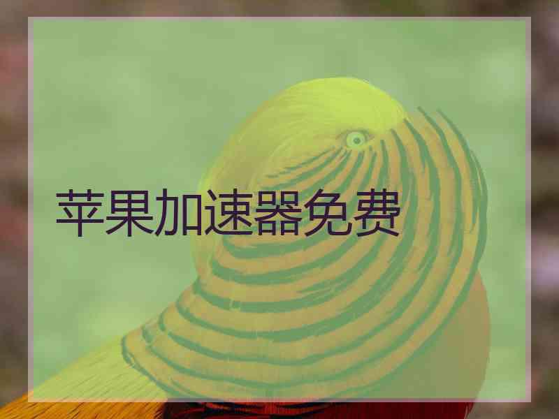 苹果加速器免费