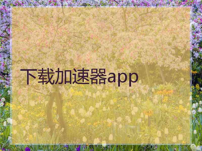 下载加速器app