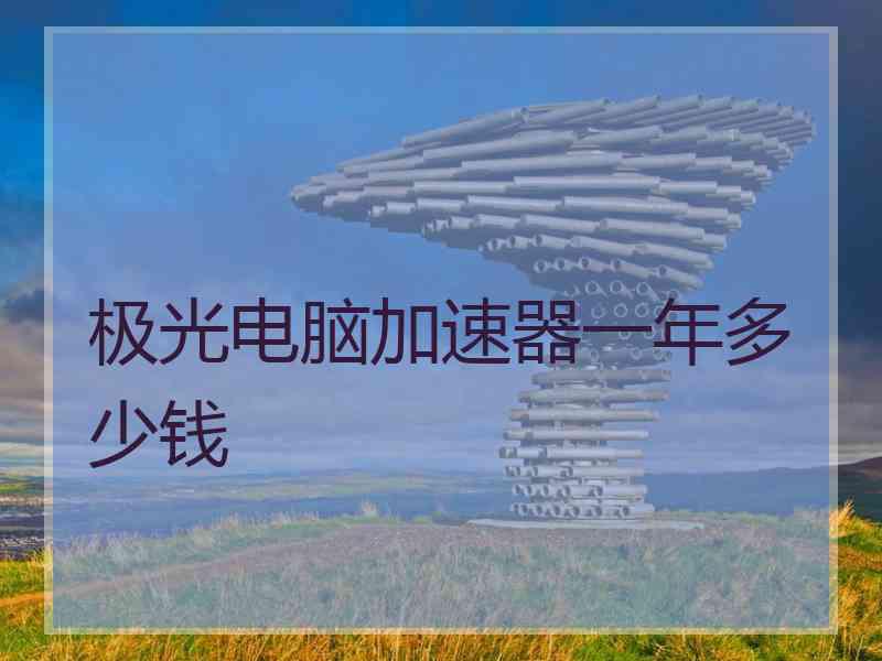 极光电脑加速器一年多少钱