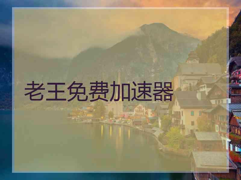 老王免费加速器