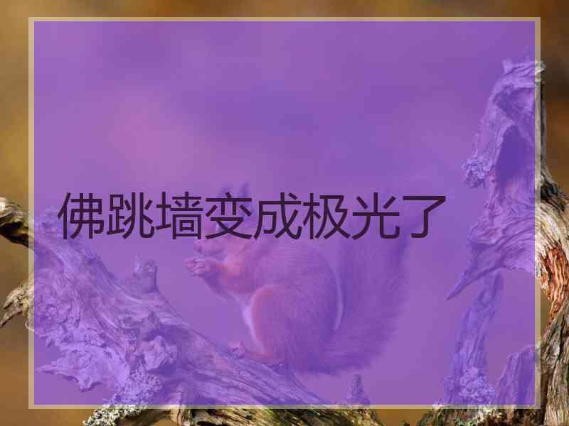 佛跳墙变成极光了