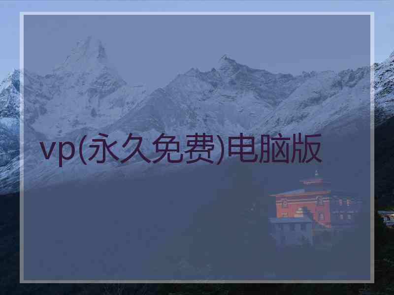 vp(永久免费)电脑版