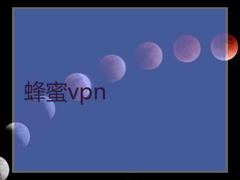 蜂蜜vpn