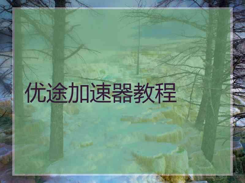 优途加速器教程