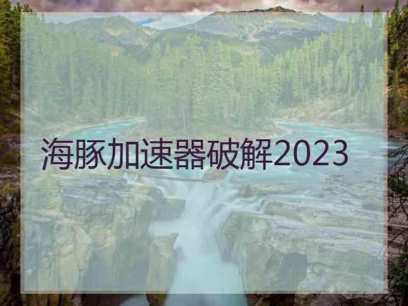 海豚加速器破解2023