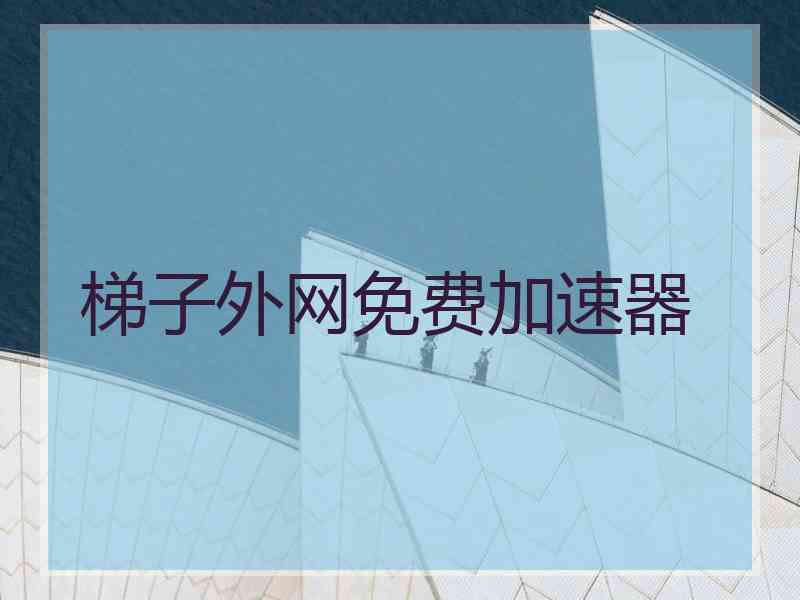 梯子外网免费加速器