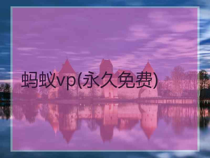 蚂蚁vp(永久免费)