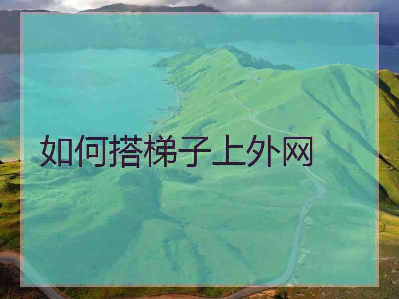 如何搭梯子上外网