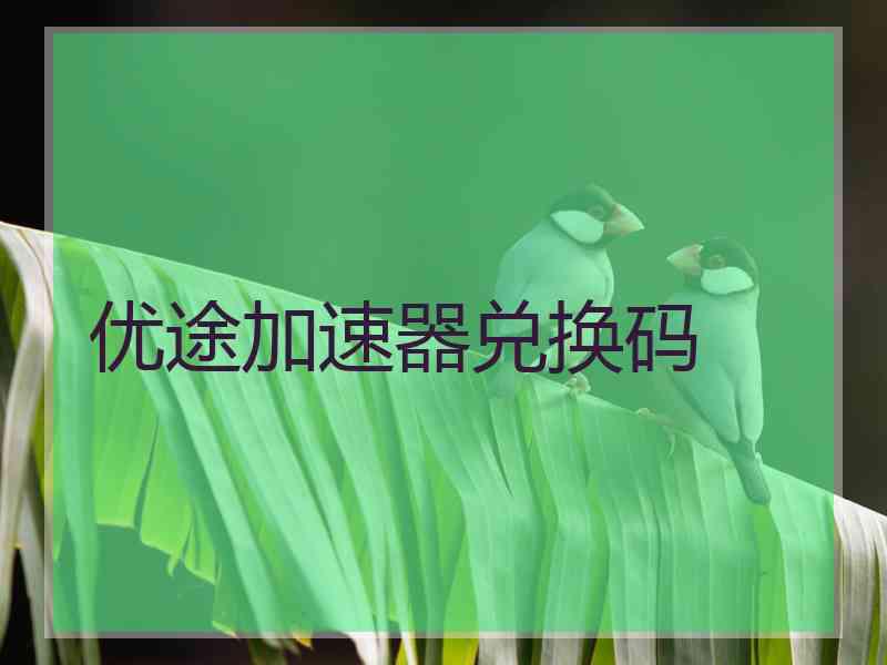 优途加速器兑换码