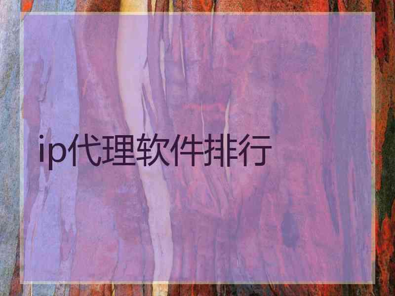 ip代理软件排行