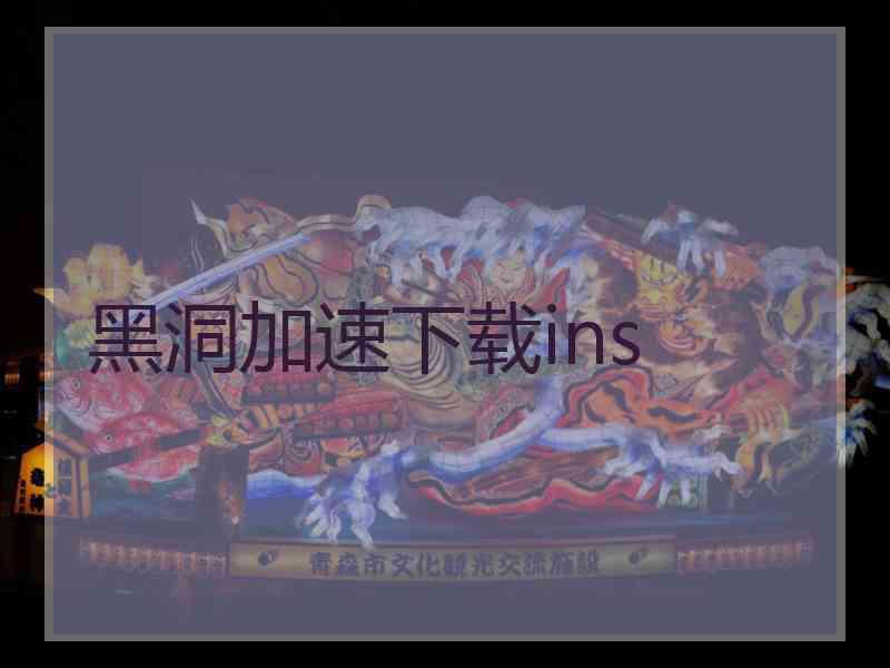 黑洞加速下载ins