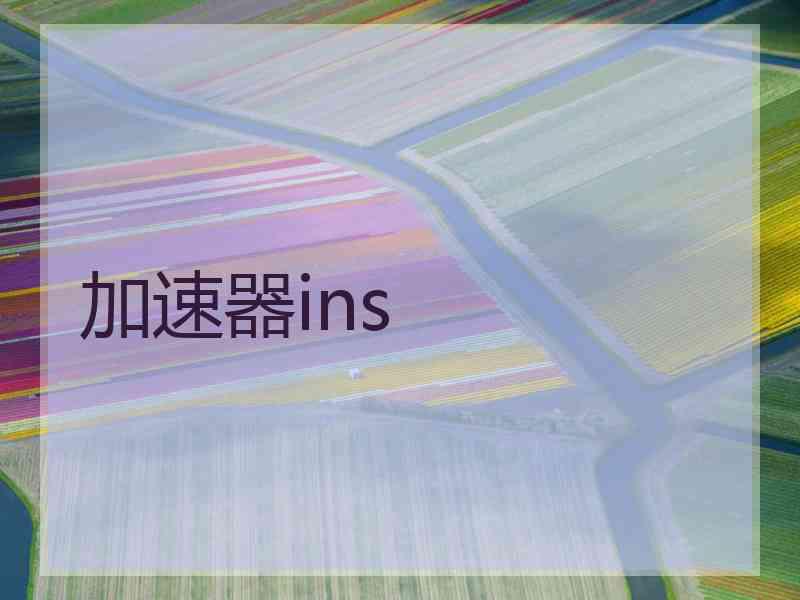 加速器ins
