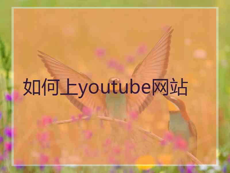 如何上youtube网站