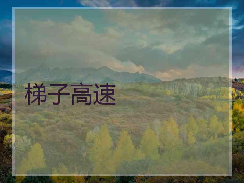 梯子高速