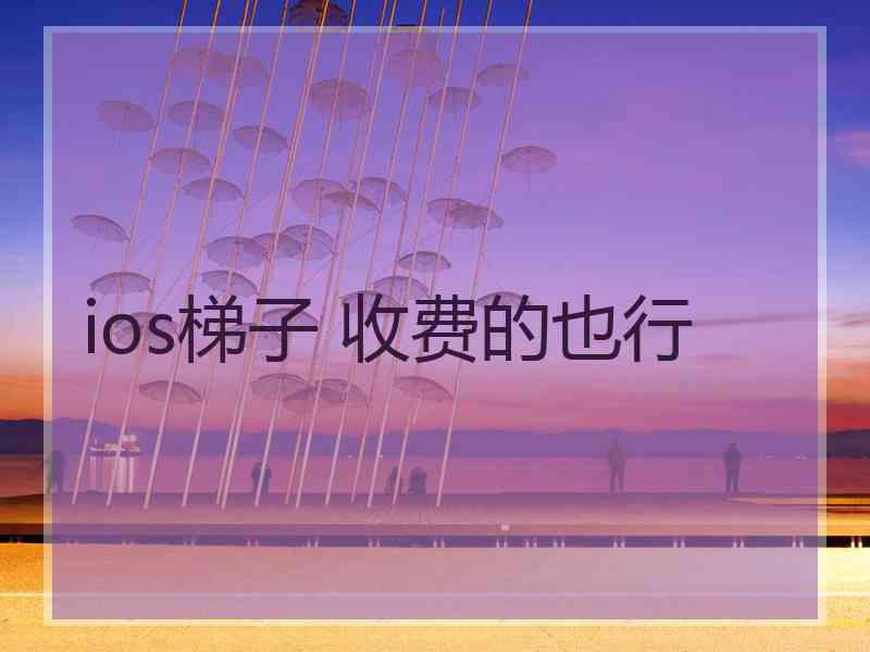 ios梯子 收费的也行