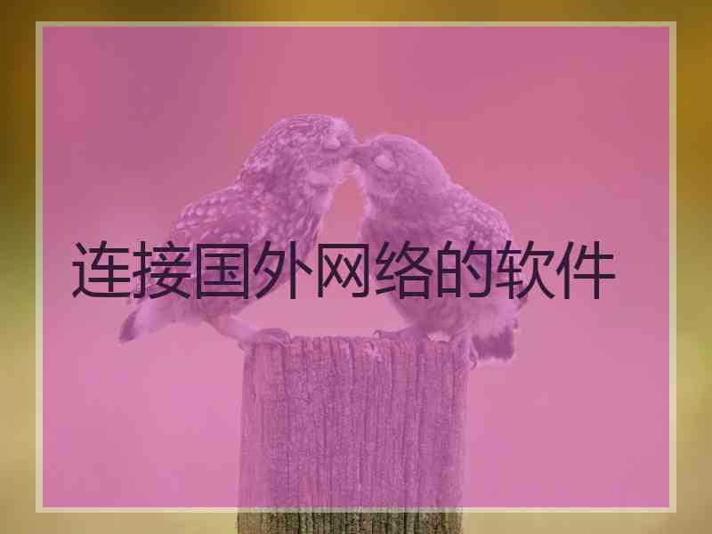 连接国外网络的软件
