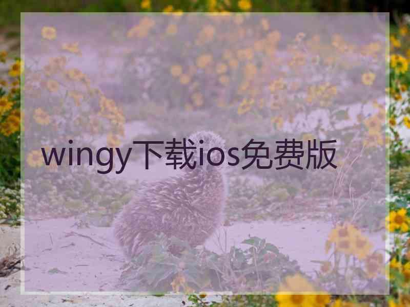 wingy下载ios免费版