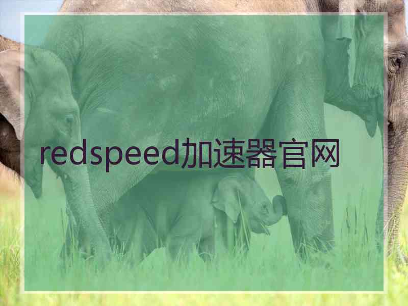 redspeed加速器官网
