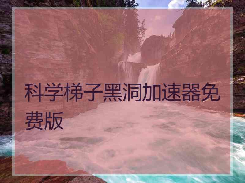 科学梯子黑洞加速器免费版