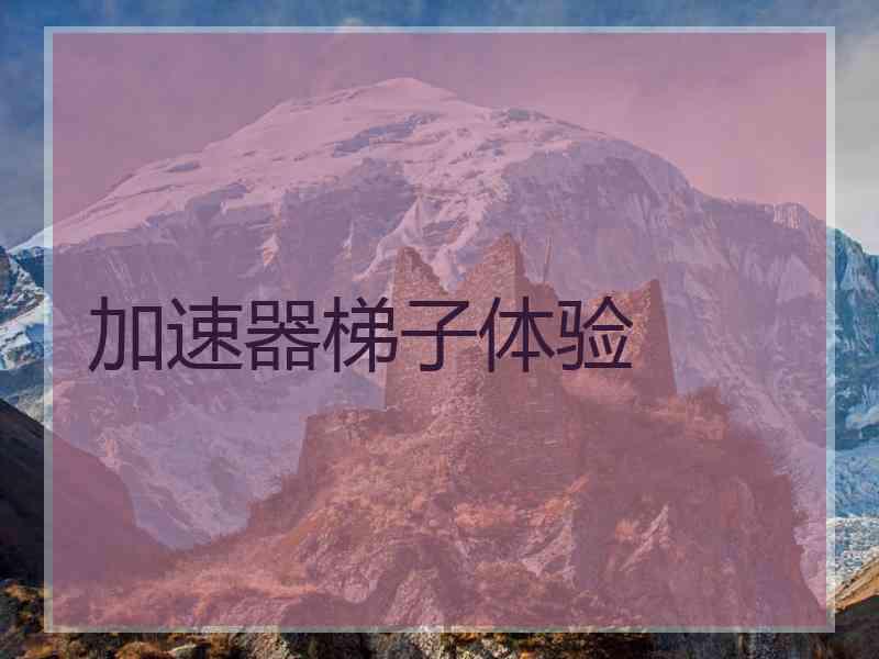加速器梯子体验