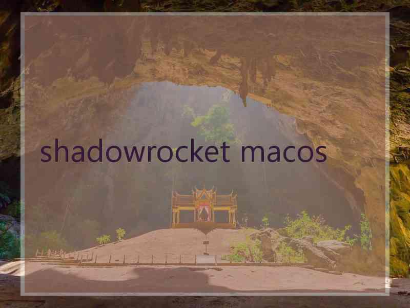 shadowrocket macos