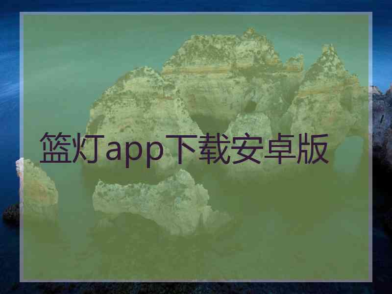 篮灯app下载安卓版
