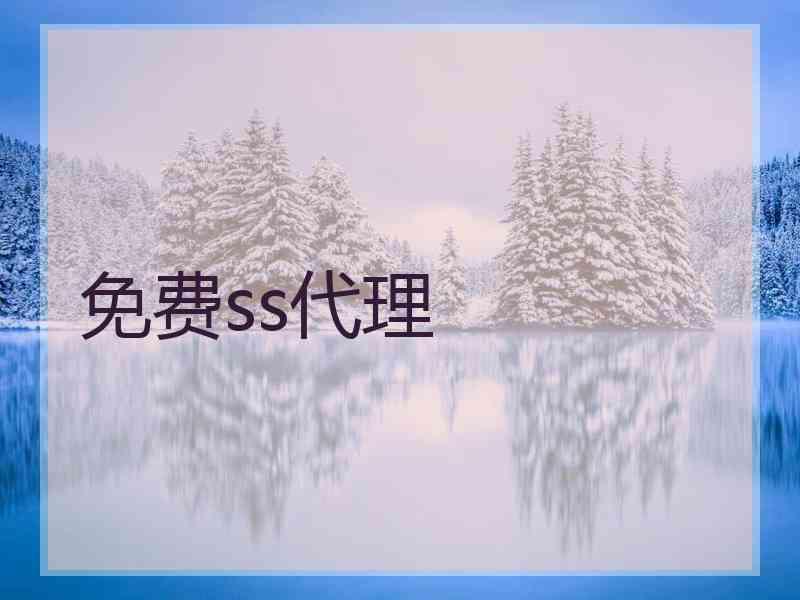 免费ss代理