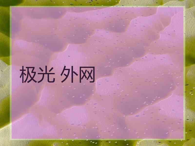 极光 外网