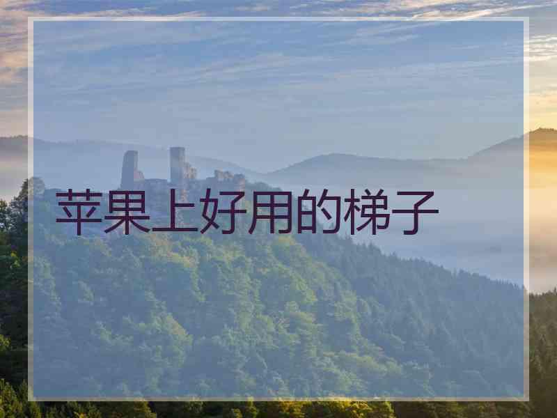 苹果上好用的梯子