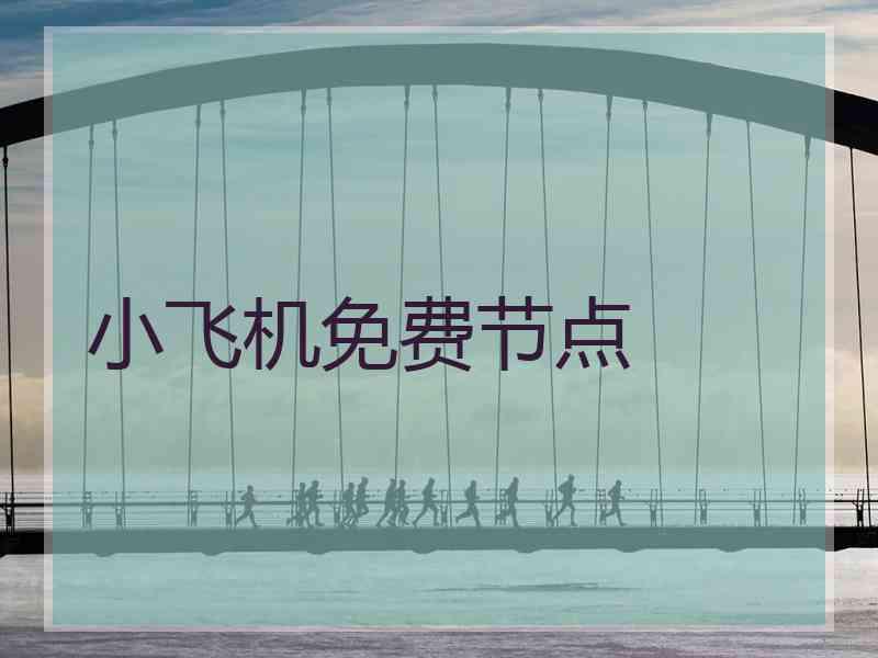 小飞机免费节点