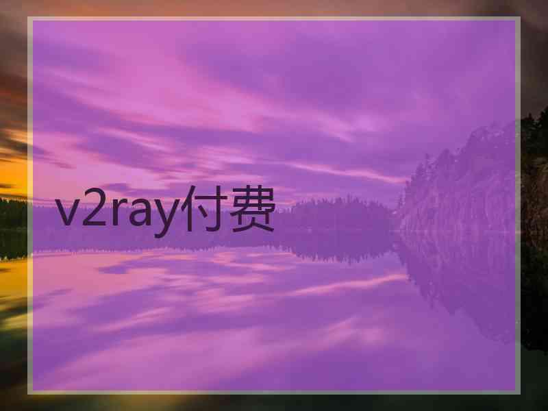 v2ray付费