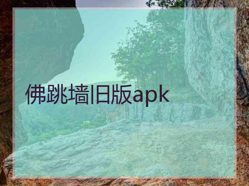 佛跳墙旧版apk