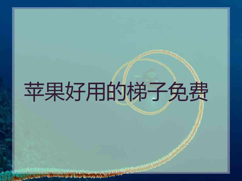 苹果好用的梯子免费