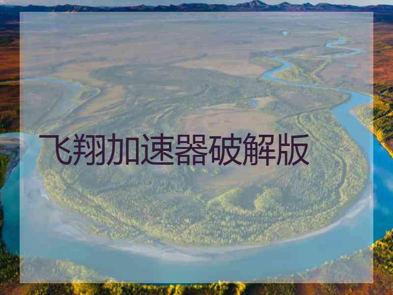 飞翔加速器破解版