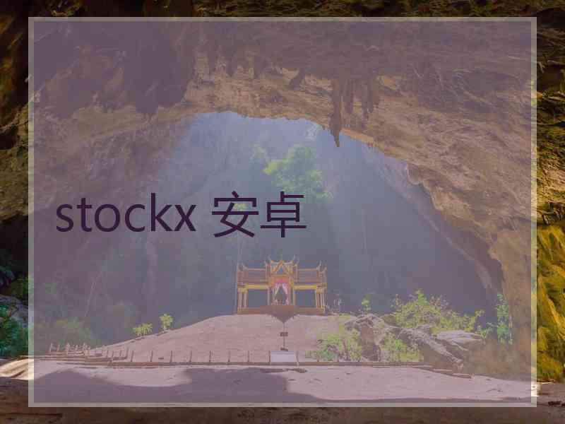 stockx 安卓